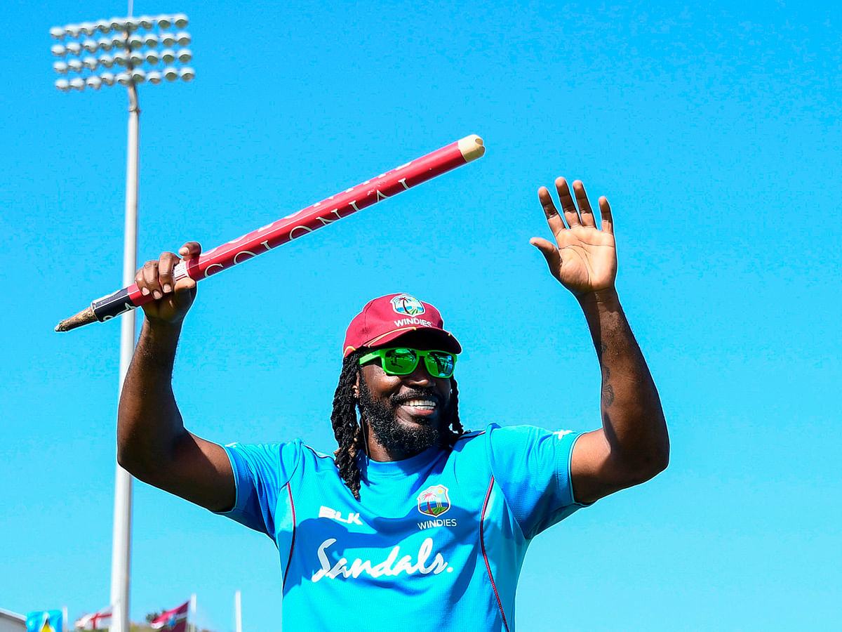 West Indies swashbuckling batsman Chris Gayle. Photo: AFP