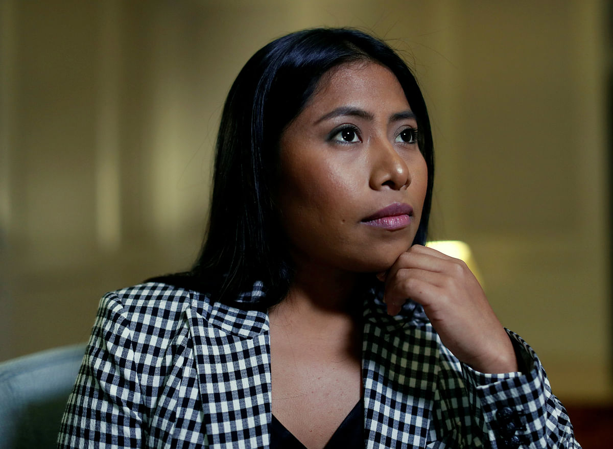 Mexican actor Yalitza Aparicio poses for a portrait in West Hollywood, California, US on 15 February. Reuters File Photo