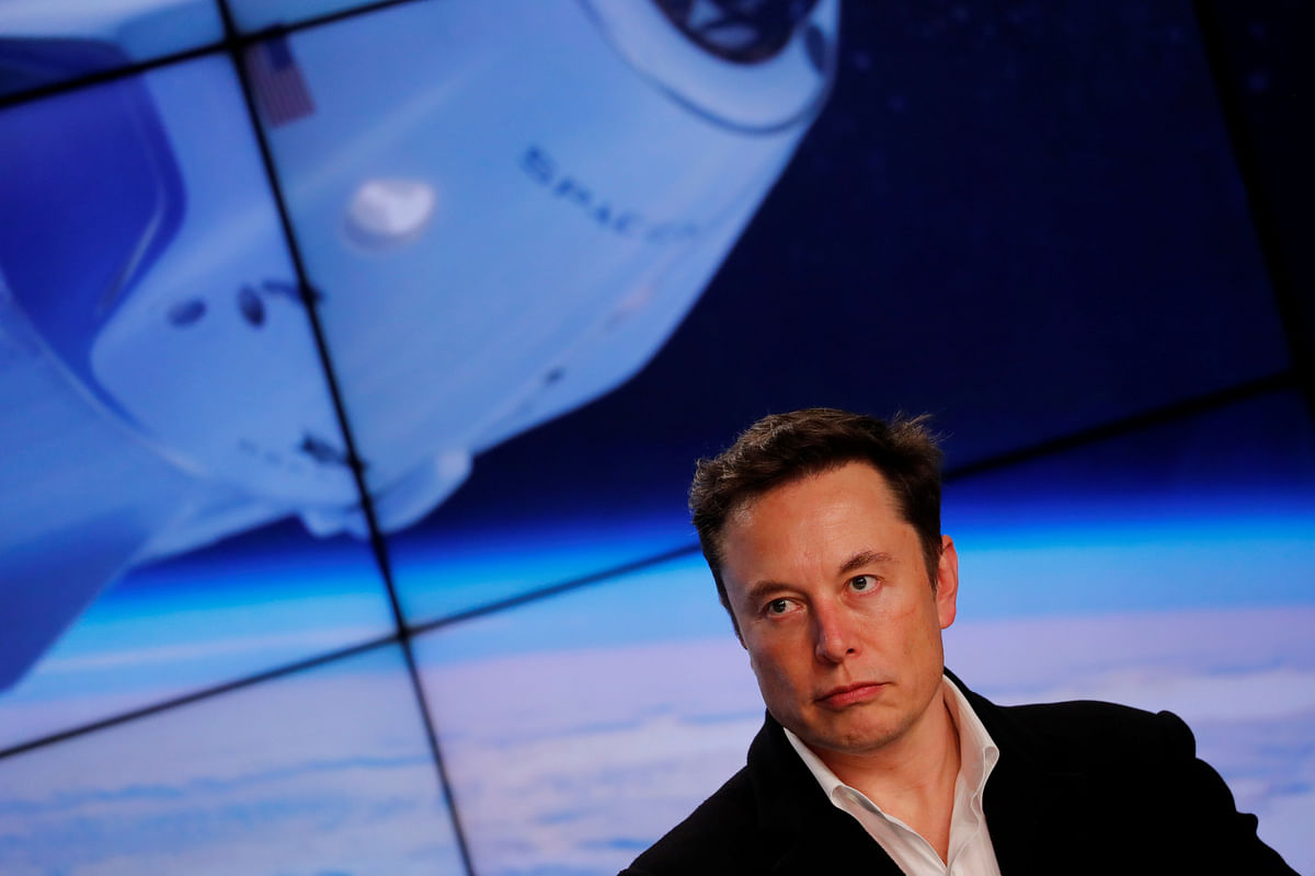 SpaceX founder Elon Musk speaks at a post-launch press conference after the SpaceX Falcon 9 rocket on 2 March. Reuters File Photo