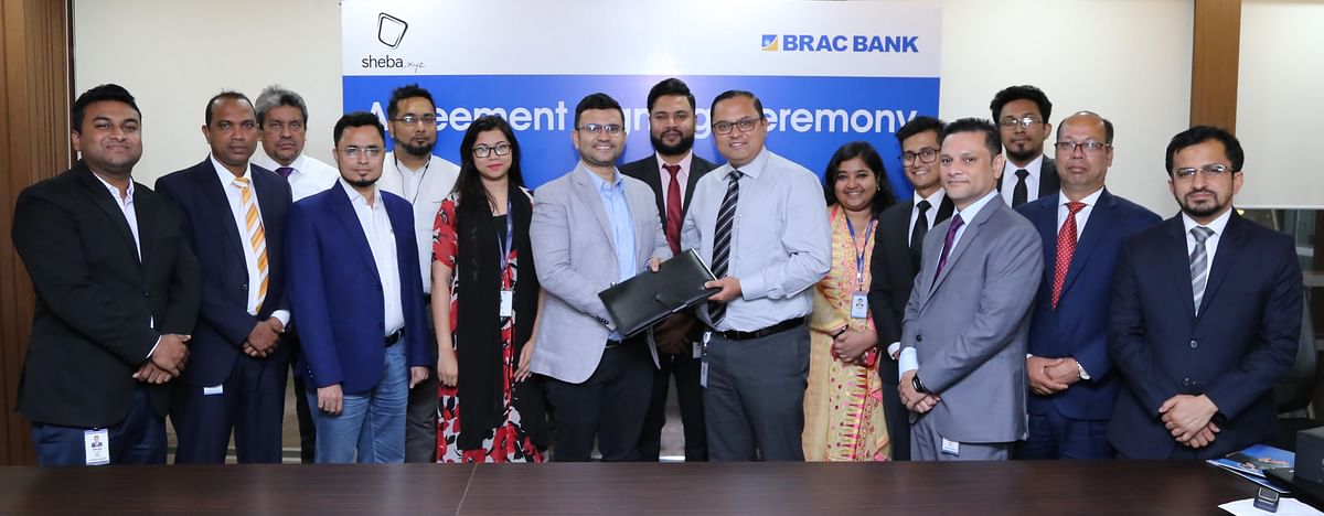 BRAC Bank signs agreement with Sheba.XYZ