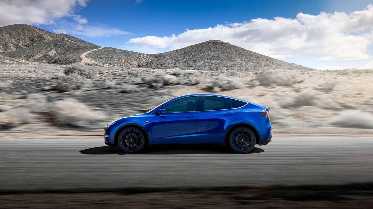 Tesla Inc`s Model Y electric sports utility vehicle is pictured in this undated handout photo released on 14 March. Reuters File Photo