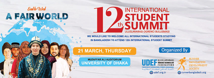 Banner of 12th International Student Summit -2019. File photo