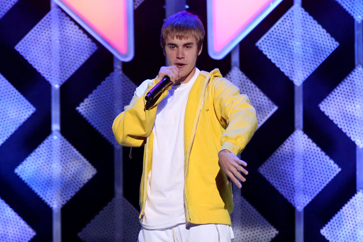 Justin Bieber performs in New York in December, 2016. The singer abruptly pulled out of his `Purpose` world tour in 2017, citing the need for rest. Photo: Reuters