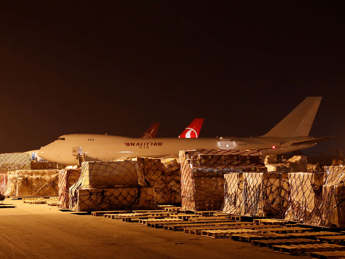 A Kalitta Air Boeing 747-400F cargo plane is seen on the tarmac of Ataturk Airport during the last day of flight operations hours before its transfer to the city`s new Istanbul Airport, in Istanbul, Turkey, 5 April 2019. Photo: Reuters