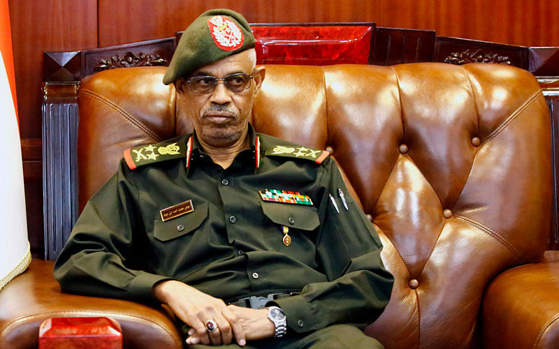 This file picture dated on 25 November 2018 shows Sudanese defence minister Ahmed Awad Ibn Ouf in Khartoum. Photo: AFP