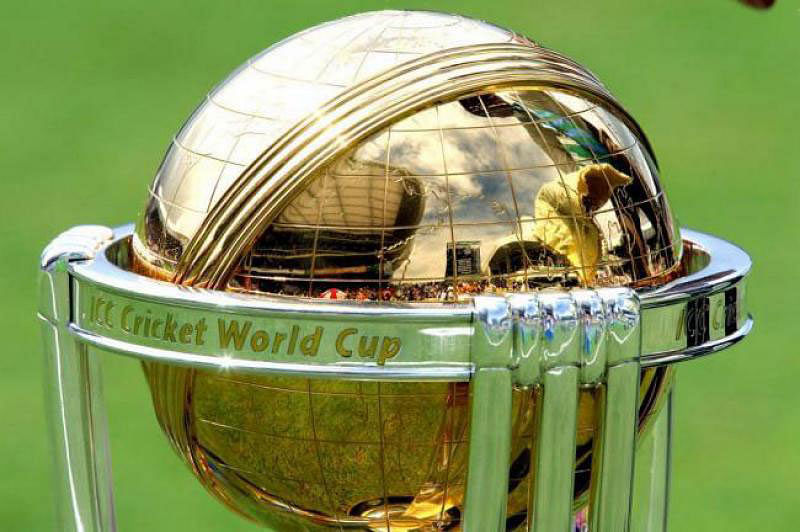 ICC Cricket World Cup trophy. AFP file photo