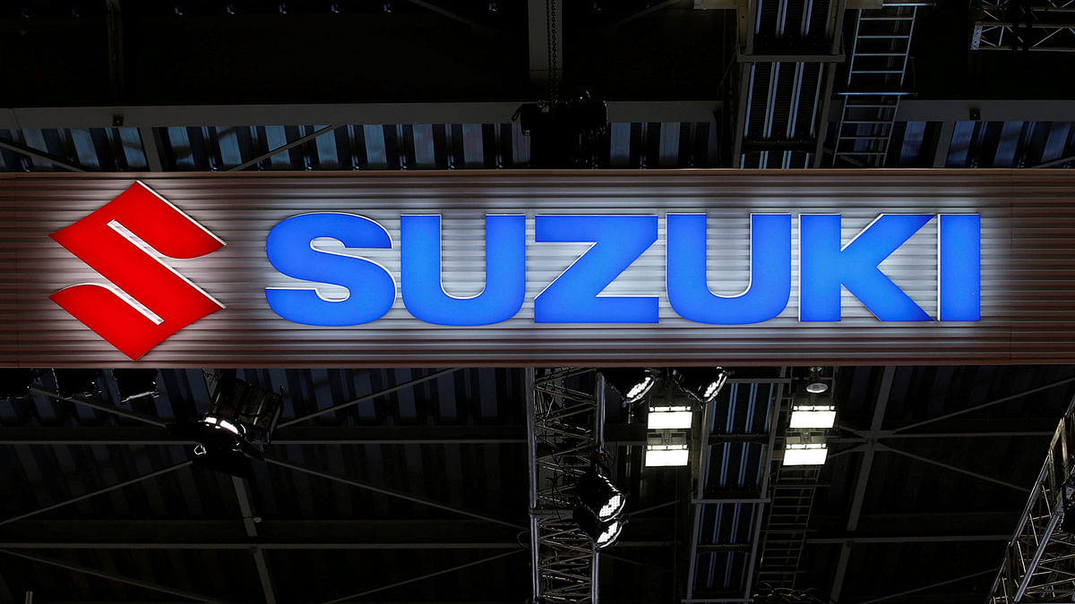 The logo of Suzuki Motor Corp. Photo: Reuters