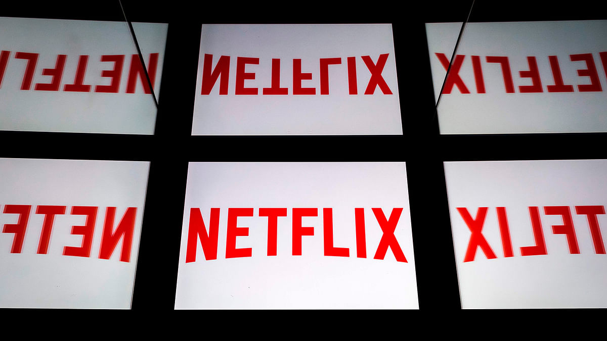 In this file photo taken on 18 February 2019 this illustration picture shows the US Online Streaming giant Netflix logo displayed on a tablet in Paris. Photo: AFP