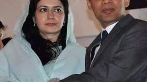 Tarique Rahman and his wife Zubaida Rahman