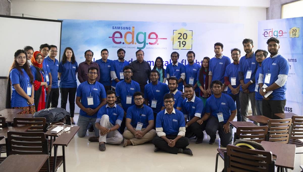 Samsung EDGE campus programme launched. Photo: UNB