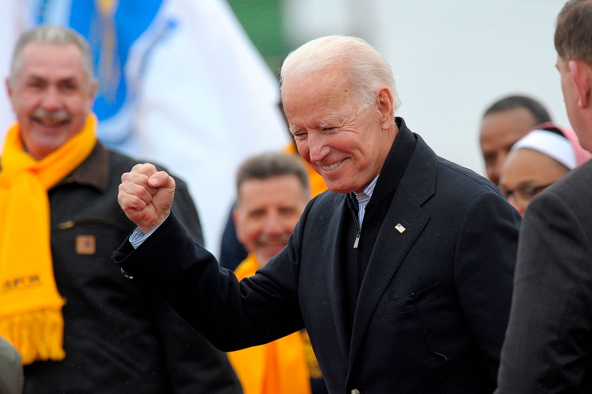 Former US vice president Joe Biden. AFP File Photo