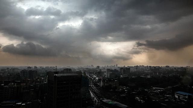 Dark cloud hovers over the country due to cyclonic storm Fani. Dipu Malakar took this photo in Karwanbazar, Dhaka on 3 May.
