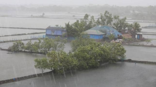 Strong winds in Koyra, Khulna due to effects of cyclonic storm Fani on 3 May, 2019. Prothom Alo File Photo