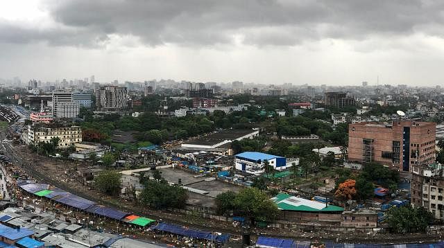 Cloudy sky in Dhaka. Photo: Jamil Khan