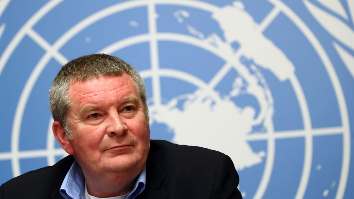 Mike Ryan, Executive Director of the World Health Organisation (WHO) attends a news conference on the Ebola outbreak in the Democratic Republic of Congo at the United Nations in Geneva, Switzerland on 3 May 2019. Reuters