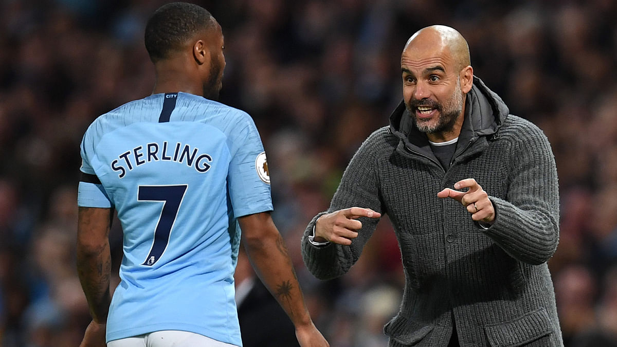 Midfielder Raheem Sterling has been key for Manchester City manager Pep Guardiola. AFP
