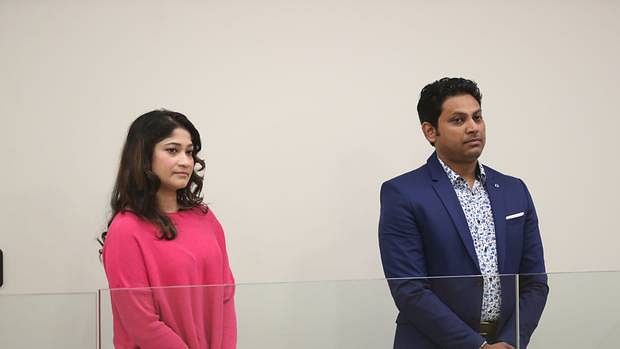 Nafisa Ahmed and Mohammed Atiqul Islam are sentenced in the Auckland District Court. Photo: New Zealand Herald