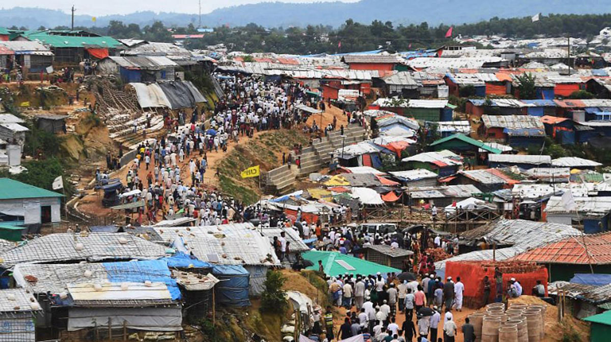 Kutupalong refugee camp in Ukhia. AFP File Photo