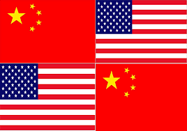 Flags of China and USA