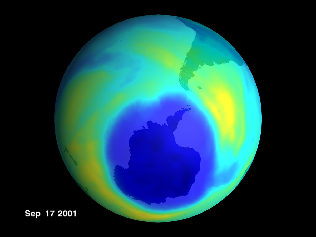 File photo of ozone hole