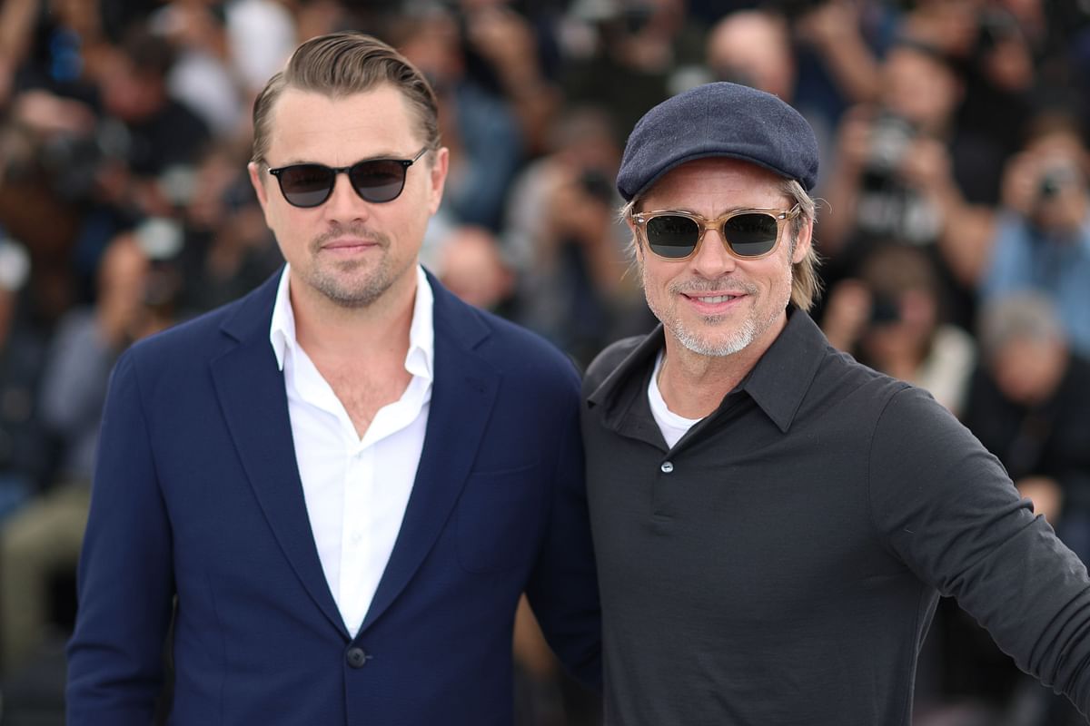 US actor Leonardo DiCaprio (L) and US actor Brad Pitt pose during a photocall for the film `Once Upon a Time... in Hollywood` at the 72nd edition of the Cannes Film Festival in Cannes, southern France, on 22 May 2019. Photo: AFP