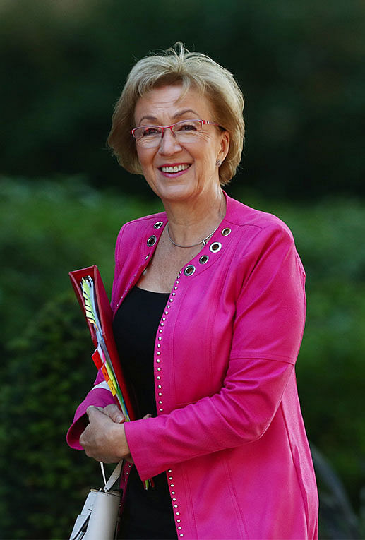 Britain`s Conservative Party`s leader of the House of Commons Andrea Leadsom is seen outside Downing Street, as uncertainty over Brexit continues, in London, Britain on 21 May 2019. Photo: Reuters
