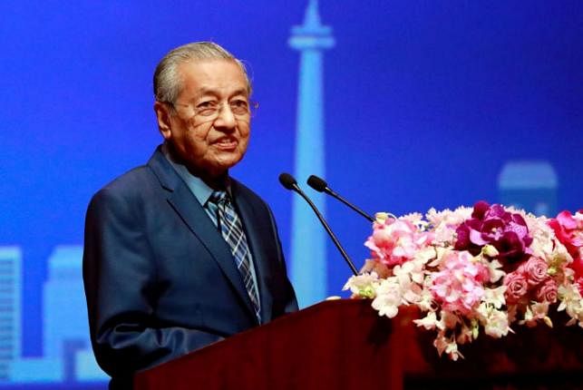 Malaysian prime minister Mahathir Mohamad gives a speech at Chulalongkorn University, in Bangkok, Thailand on 25 October 2018. Photo: Reuters