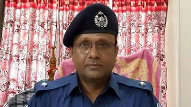 Moazzem Hossain, former officer-in-charge of Feni’s Sonagazi police station. File photo