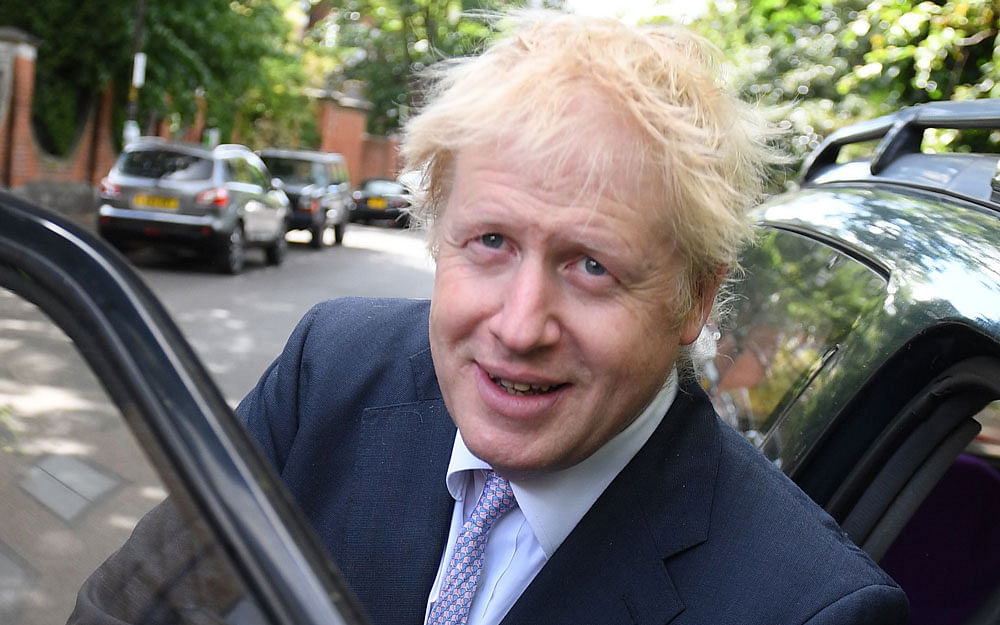 In this file photo taken on 28 May 2019 Conservative MP Boris Johnson leaves his residence in south London. Boris Johnson, the front-runner to become Britain`s next prime minister, must attend court over allegations that he knowingly lied during the Brexit referendum, a judge announced Wednesday, 29 May 29. Photo: AFP