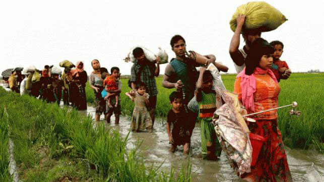 Genocide is still taking place against Rohingya Muslims. File photo of Rohingya exodus