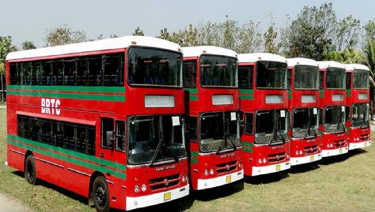 BRTC buses. Photo: UNB