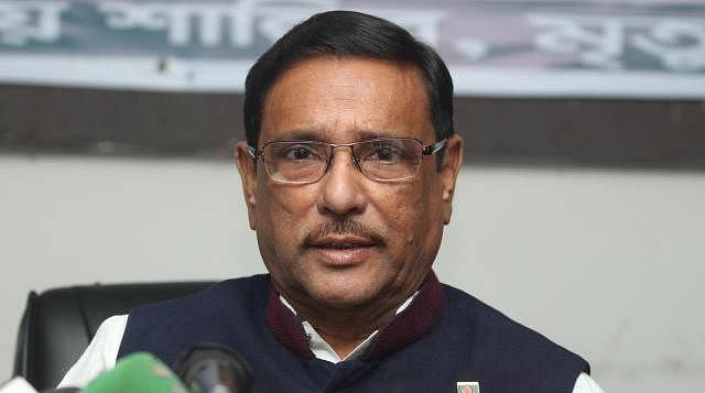 Awami League general secretary and road transport and bridges minister Obaidul Quader. File photo