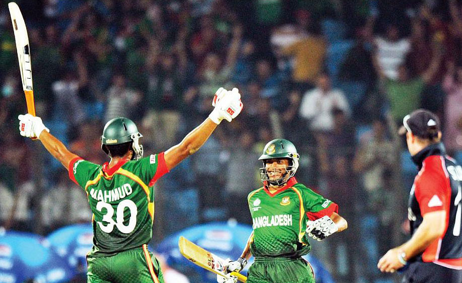 Bangladesh were eight wickets down on 169, but Mahmudullah and Shafiul Islam made 58 in the ninth wicket partnership to bring another sensational win. Prothom Alo File Photo.
