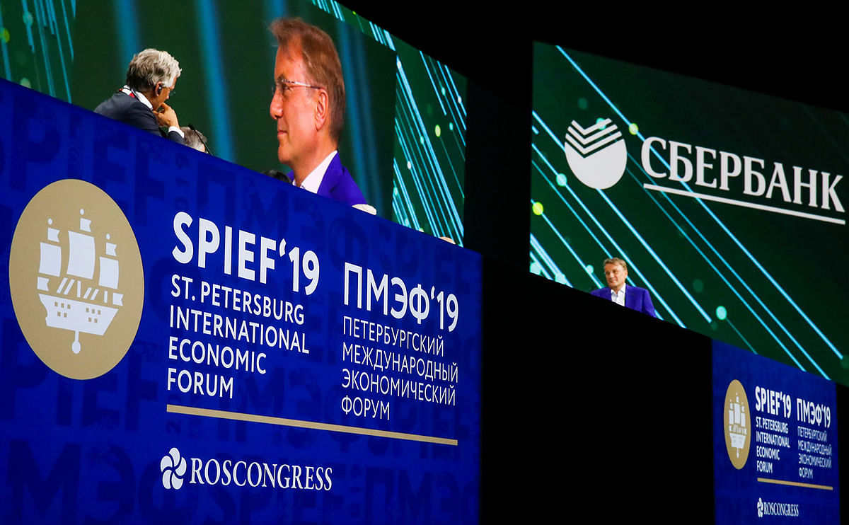 St. Petersburg International Economic Forum. Photo: Reuters