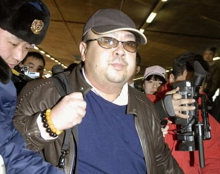 Kim Jong Nam arrives at Beijing airport in Beijing, China, in this photo taken by Kyodo on 11 February 2007. Photo: Reuters