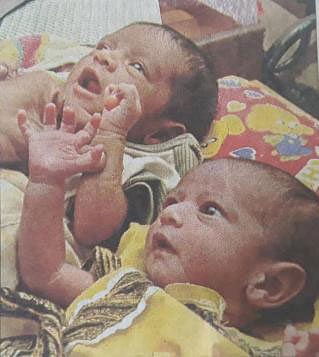 The rescued babies. File Photo