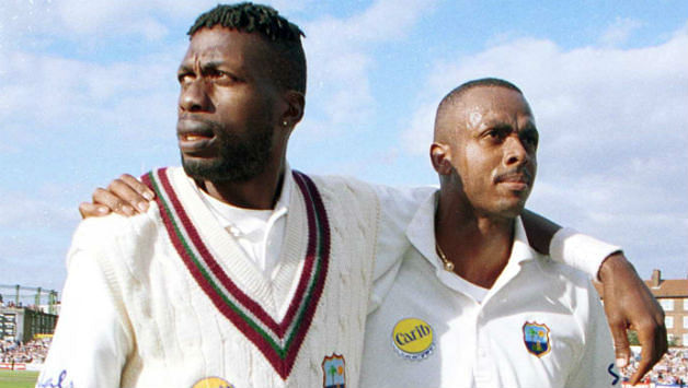 Ambrose formed one of the deadliest bowling pairs with Courtney Walsh, presently Bangladesh`s bowling coach. The duo during their playing days. Photo: AFP