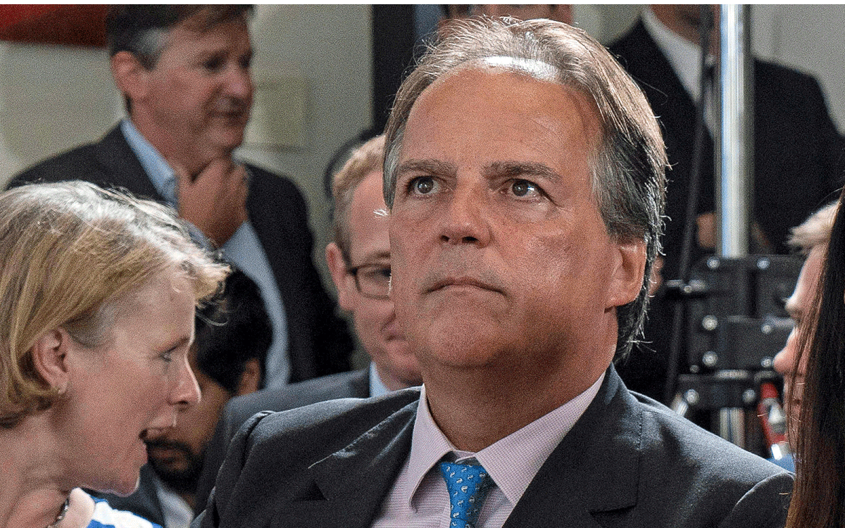 In this file photo taken on 10 June 2019 Conservative MP Mark Field attends the launch of Britain`s Foreign Secretary Jeremy Hunt`s Conversative party leadership campaign in London on 10 June 2019. Photo: AFP