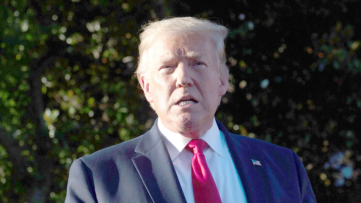 US president Donald Trump attends the Congressional Picnic on the South Lawn of the White House in Washington, DC, on 21 June 2019. Photo: AFP