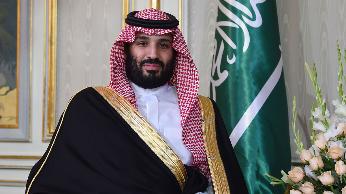 In this file photo taken on 27 November 2018 Saudi Arabia`s Crown Prince Mohammed bin Salman is pictured while meeting with the Tunisian President at the presidential palace in Carthage on the eastern outskirts of the capital Tunis. Photo: AFP