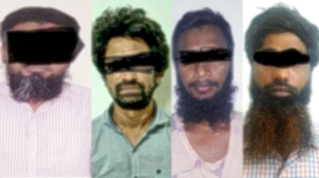 Three Bangladeshis among four suspected members of banned militant outfit Jama`atul Mujahideen Bangladesh have been arrested in India’s Kolkata. Photo: West Bengal police’s Special Task Force (STF)