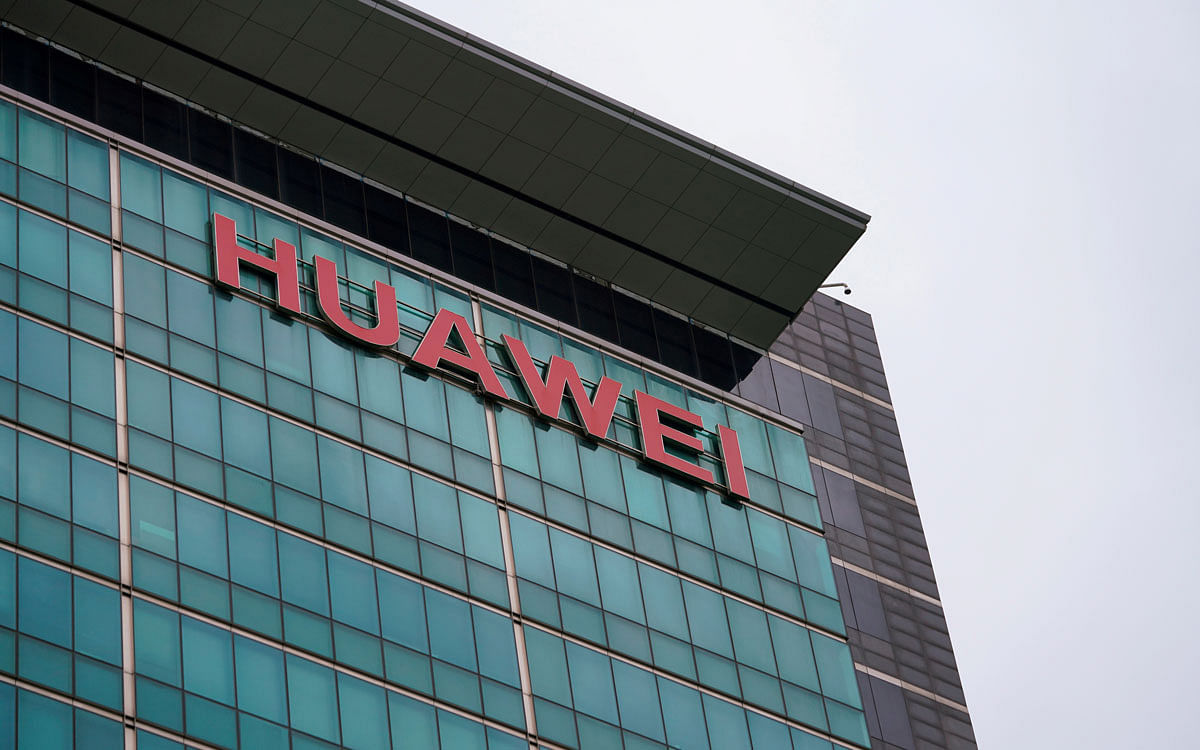 A Huawei company logo is seen at the company headquarters in Shenzhen, Guangdong province, China on 17 June. Photo: Reuters