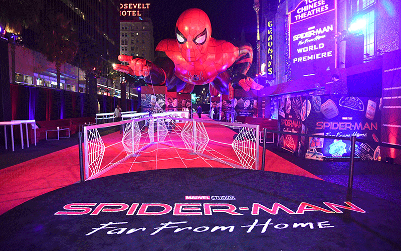 A general view is shown at the after party for the premiere of Sony Pictures’ “Spider-Man: Far From Home” on 26 June 2019 in Hollywood, California. Photo:AFP