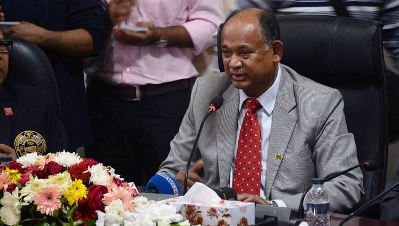 Railways minister Nurul Islam Sujan. UNB File Photo