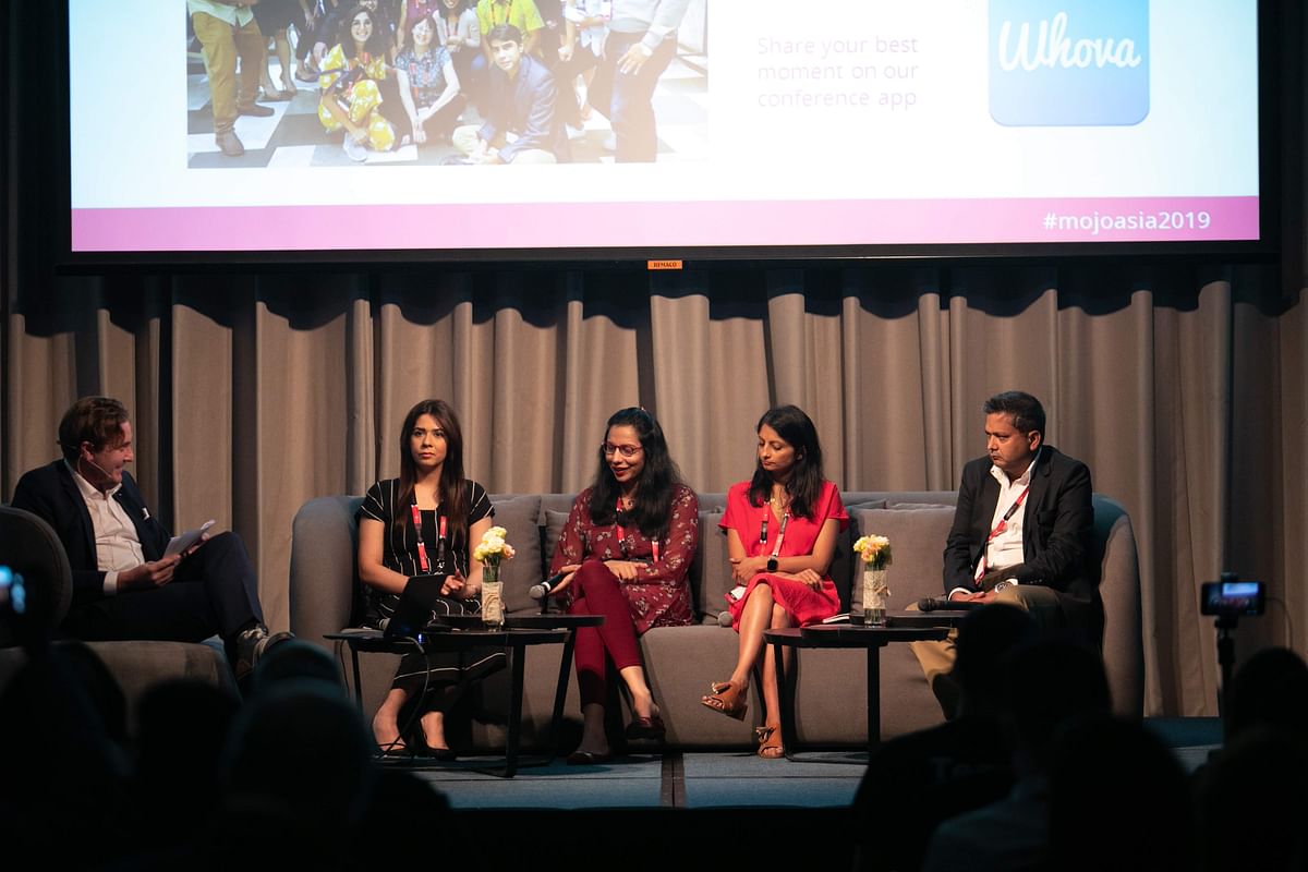 Panel discussion at Asian’s first mobile journalism conference. Photo: KAS Media Programme Asia