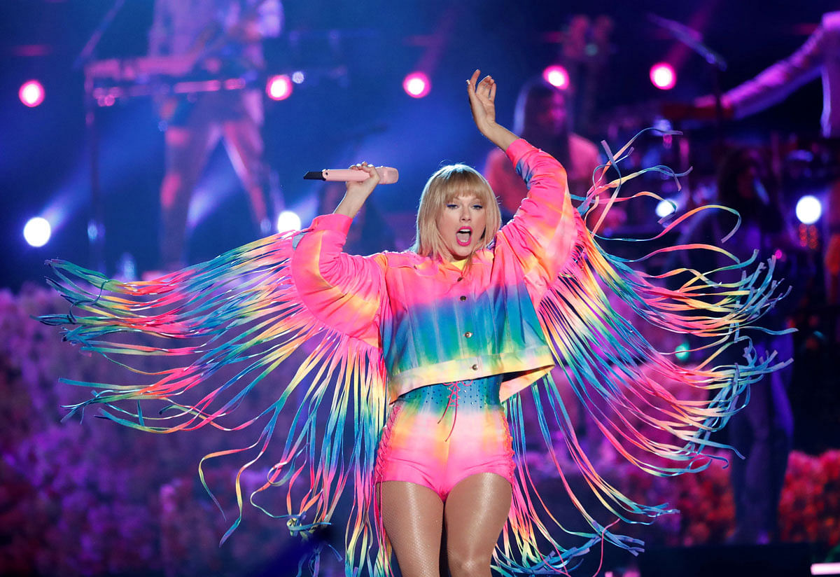 Taylor Swift performs at the iHeartRadio Wango Tango concert in Carson, California, US, 1 June 2019. Photo: Reuters