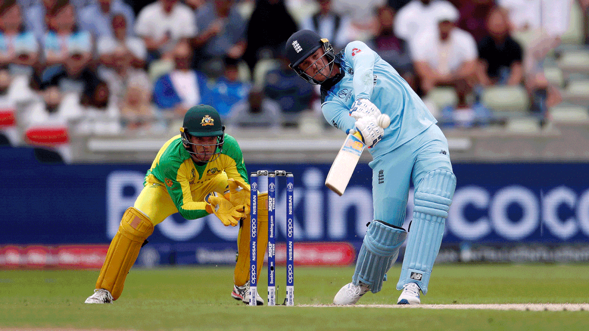 England`s Jason Roy in action. Photo: Reuters
