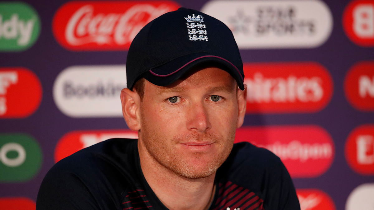 England`s Eoin Morgan during the press conference ahead of ICC Cricket World Cup final match against New Zealand at Lord`s, London, Britain on 13 July, 2019. Photo: Reuters