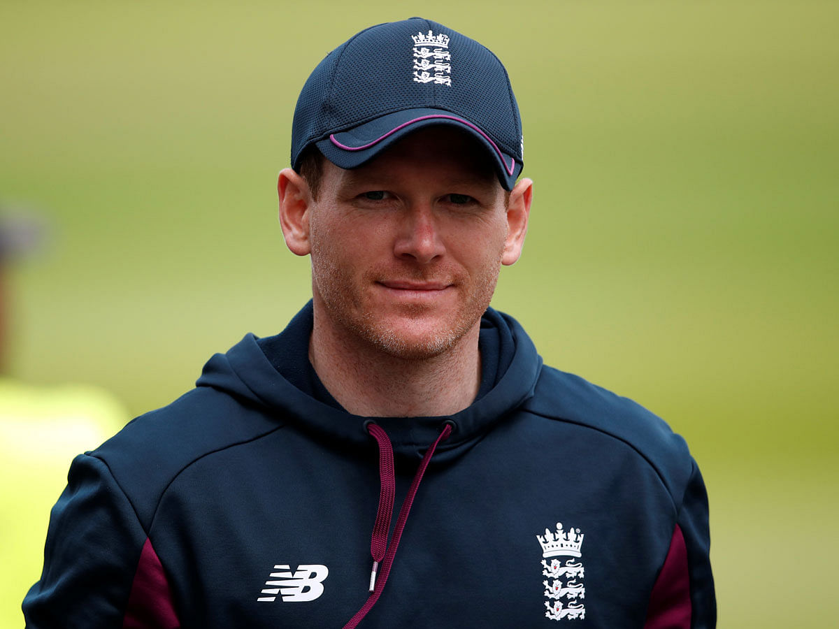 England`s Eoin Morgan during nets before the ICC Cricket World Cup Semi-final match at Edgbaston, Birmingham, Britain on 9 July 2019. Photo: Reuters
