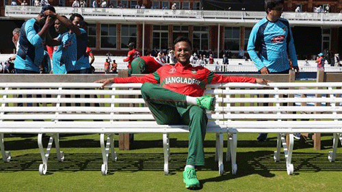 Shakib scored 606 runs at a staggering average of 86.57 (also the best in the tournament) and bagged 11 wickets.